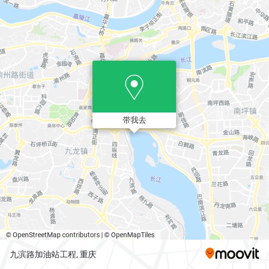 九滨路加油站工程地图