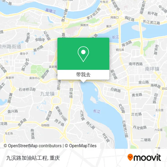 九滨路加油站工程地图