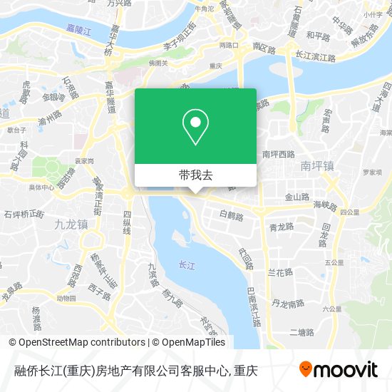 融侨长江(重庆)房地产有限公司客服中心地图