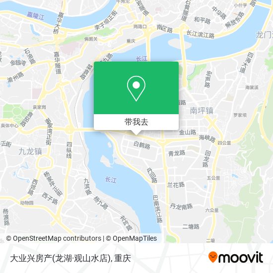大业兴房产(龙湖·观山水店)地图