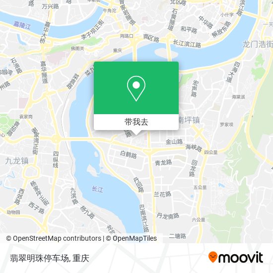 翡翠明珠停车场地图