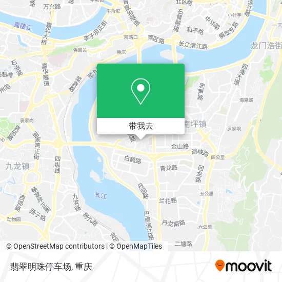 翡翠明珠停车场地图