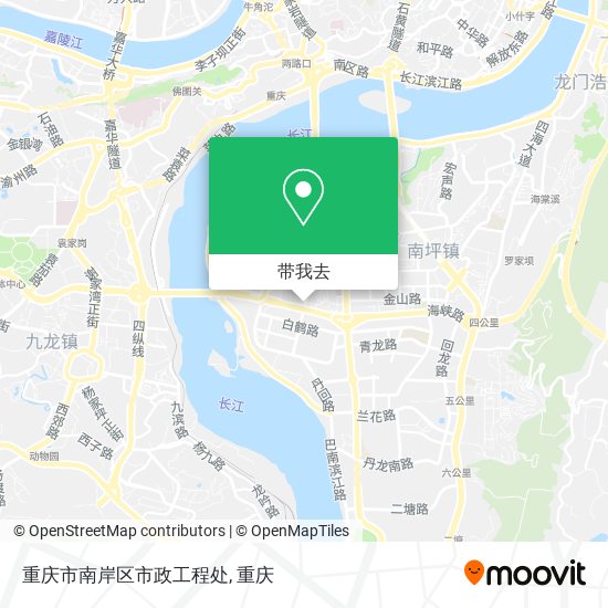 重庆市南岸区市政工程处地图