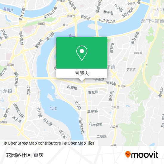 花园路社区地图