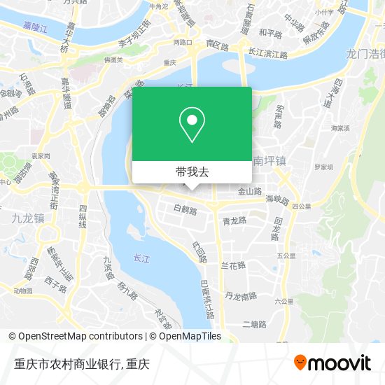 重庆市农村商业银行地图