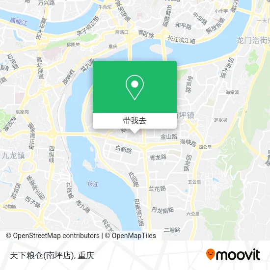 天下粮仓(南坪店)地图