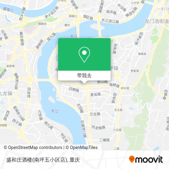 盛和庄酒楼(南坪五小区店)地图