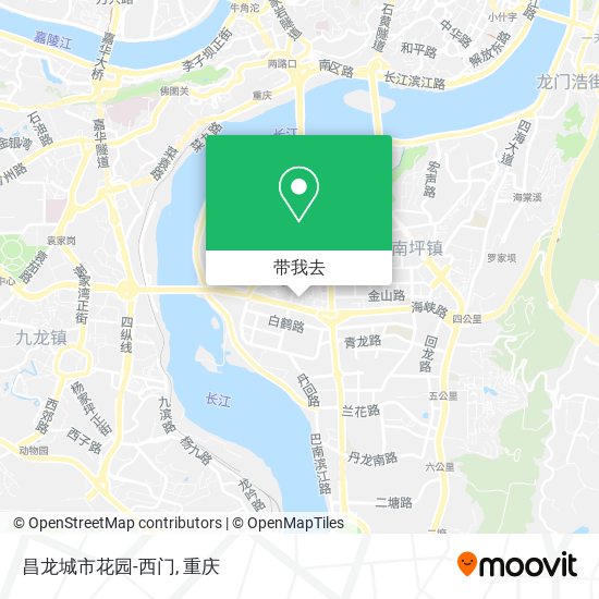 昌龙城市花园-西门地图