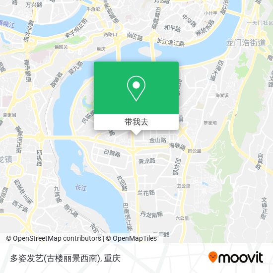 多姿发艺(古楼丽景西南)地图