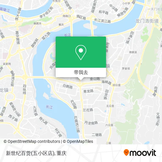 新世纪百货(五小区店)地图