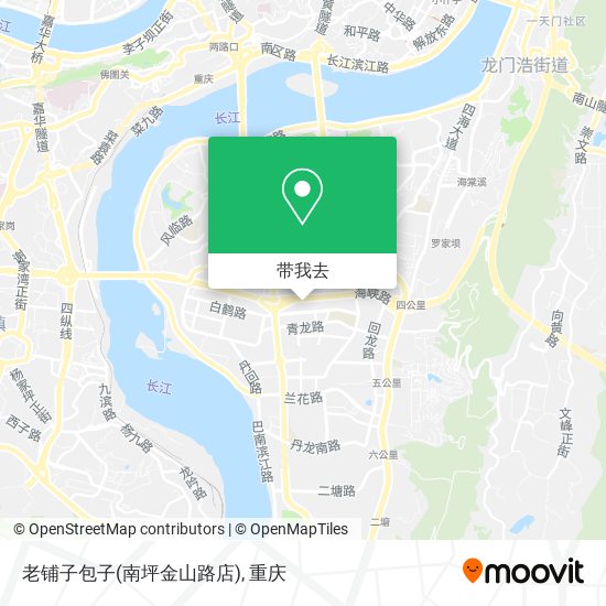 老铺子包子(南坪金山路店)地图