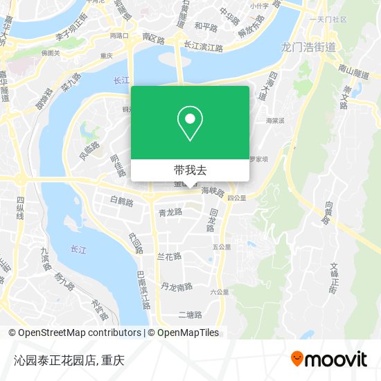 沁园泰正花园店地图