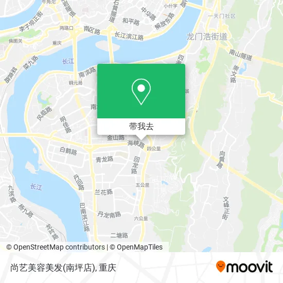 尚艺美容美发(南坪店)地图