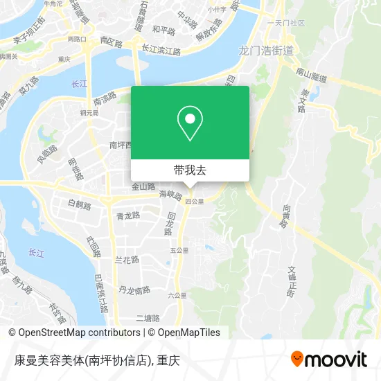 康曼美容美体(南坪协信店)地图