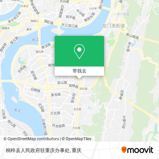 桐梓县人民政府驻重庆办事处地图