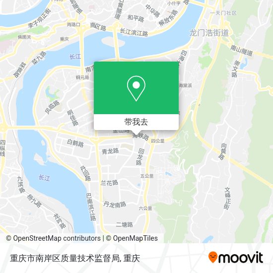 重庆市南岸区质量技术监督局地图