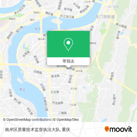 南岸区质量技术监督执法大队地图