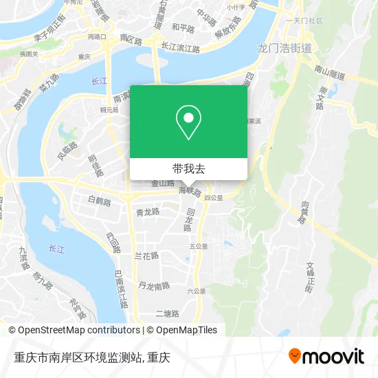 重庆市南岸区环境监测站地图