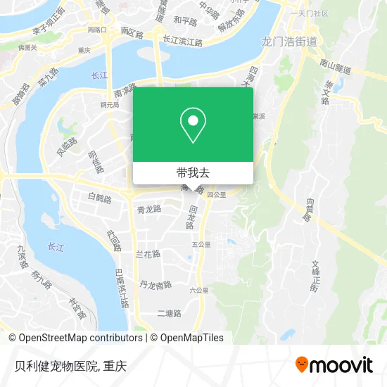 贝利健宠物医院地图
