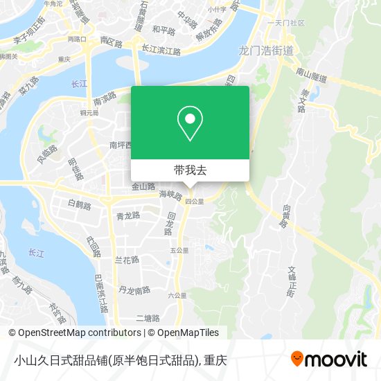 小山久日式甜品铺(原半饱日式甜品)地图