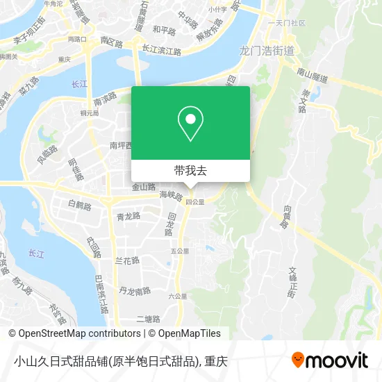 小山久日式甜品铺(原半饱日式甜品)地图
