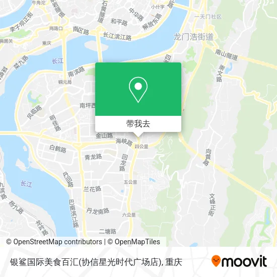 银鲨国际美食百汇(协信星光时代广场店)地图