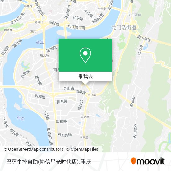 巴萨牛排自助(协信星光时代店)地图