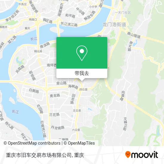 重庆市旧车交易市场有限公司地图