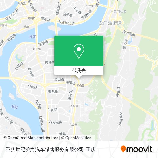 重庆世纪沪力汽车销售服务有限公司地图