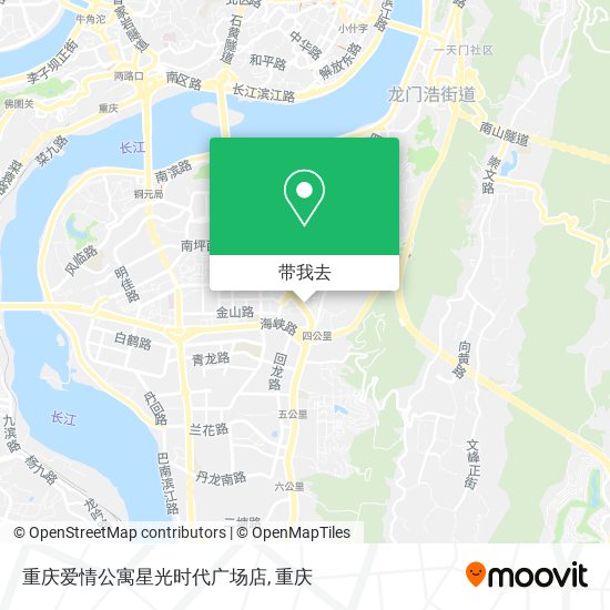 重庆爱情公寓星光时代广场店地图
