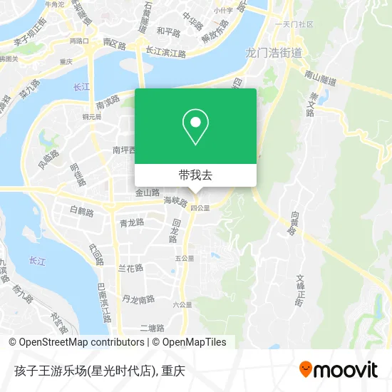 孩子王游乐场(星光时代店)地图