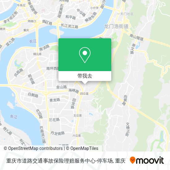 重庆市道路交通事故保险理赔服务中心-停车场地图