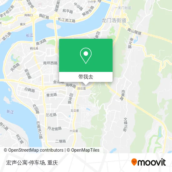 宏声公寓-停车场地图