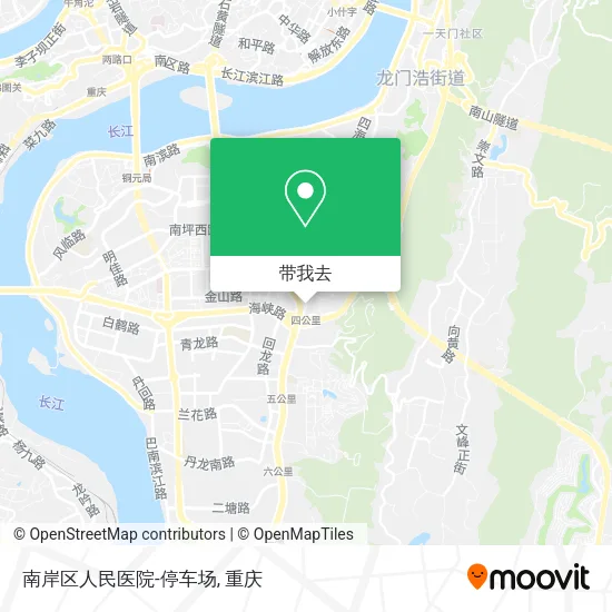 南岸区人民医院-停车场地图
