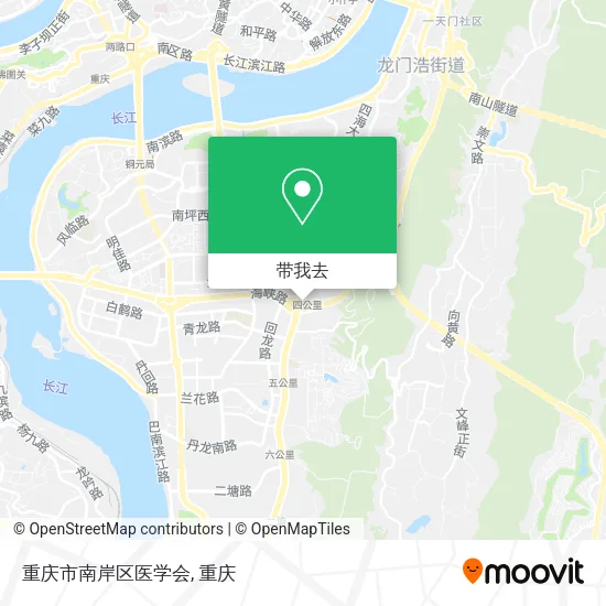 重庆市南岸区医学会地图