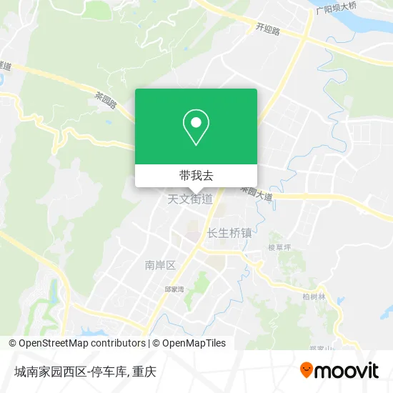 城南家园西区-停车库地图
