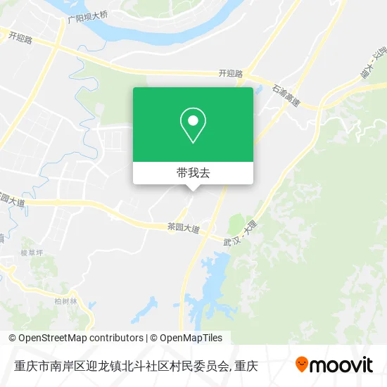 重庆市南岸区迎龙镇北斗社区村民委员会地图