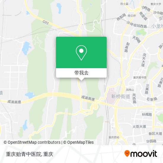 重庆贻青中医院地图