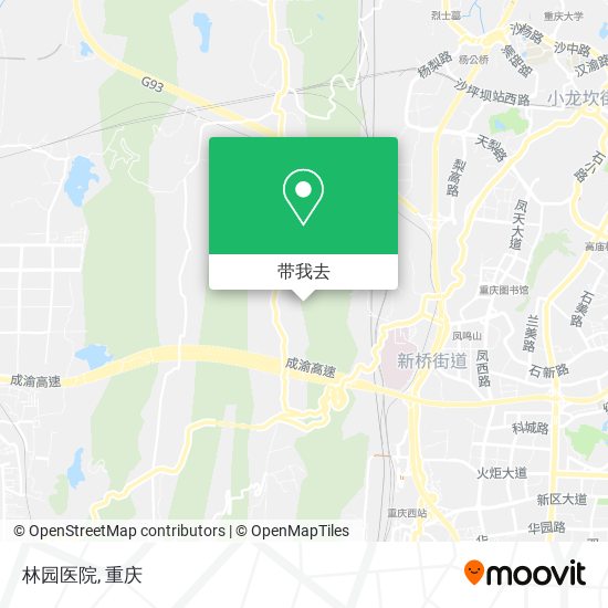 林园医院地图