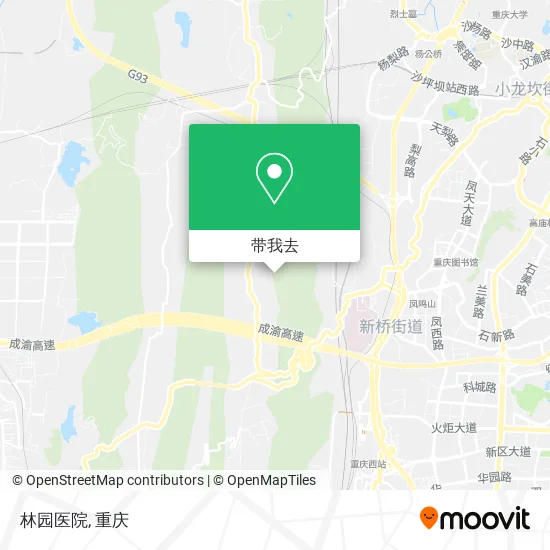林园医院地图
