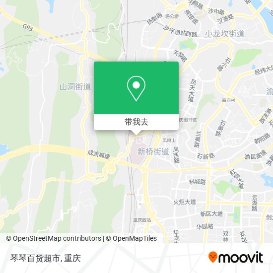 琴琴百货超市地图