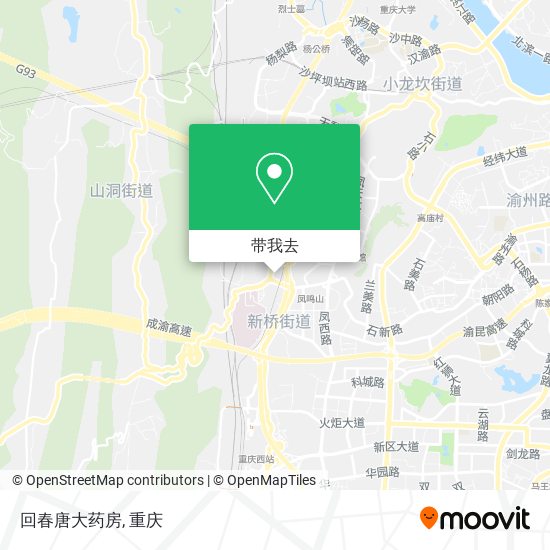回春唐大药房地图