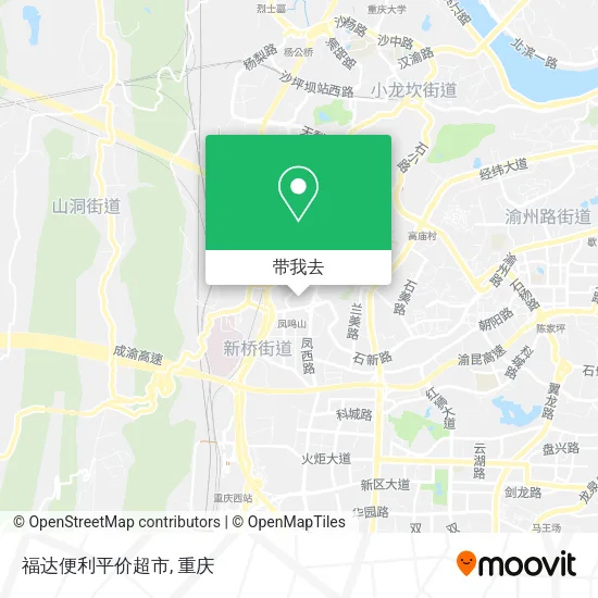 福达便利平价超市地图