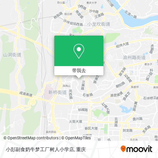 小彭副食奶牛梦工厂树人小学店地图