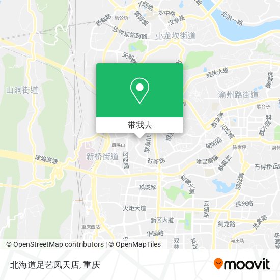北海道足艺凤天店地图