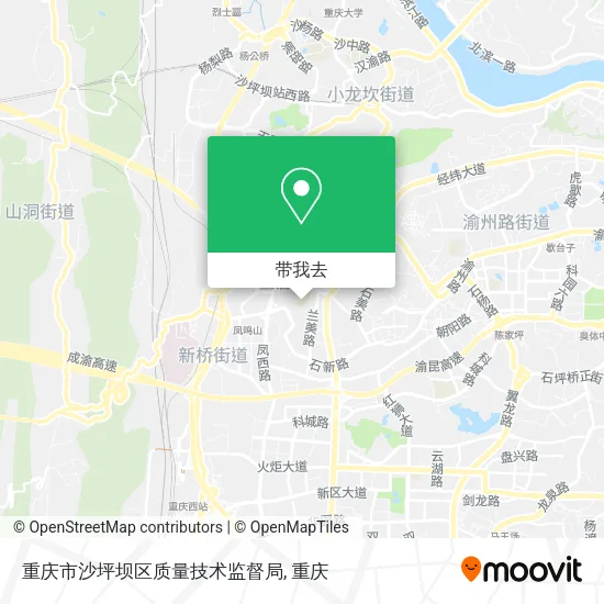 重庆市沙坪坝区质量技术监督局地图