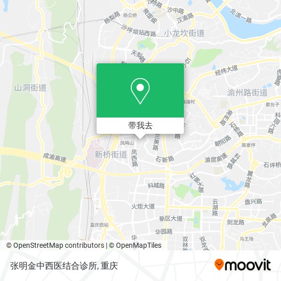张明金中西医结合诊所地图