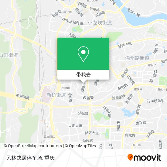 风林戎居停车场地图