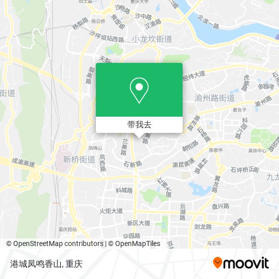 港城凤鸣香山地图