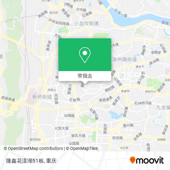 隆鑫花漾湖51栋地图